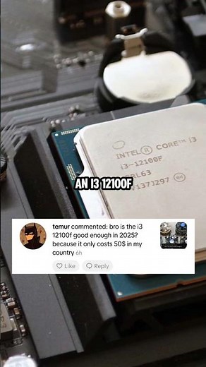 is i3 12100f worth it in 2025? #gamingsetup