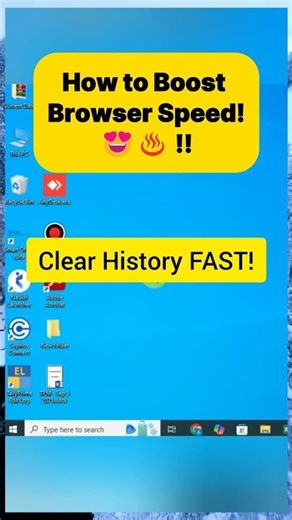 How to Boost Browser Speed! Clear History Using Internet Options 🔥#pctips #pctips&tricks