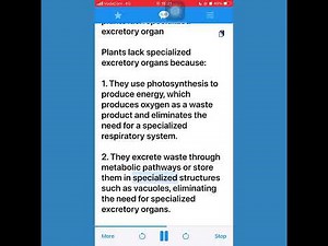 Excretion 4 |Excretion in Plants || Biology form Three