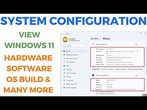 How to Check System Configuration in Windows 11 | Computer, Laptop का Configuration कैसे Check करे