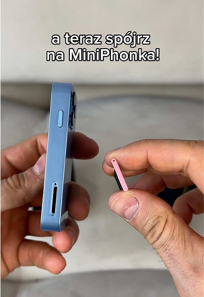 Wyobraź sobie minitelefon… a teraz spójrz na MiniPhonek! 📱 #miniphone #smartphone #iphone #telefon #małytelefon #telefondladziecka