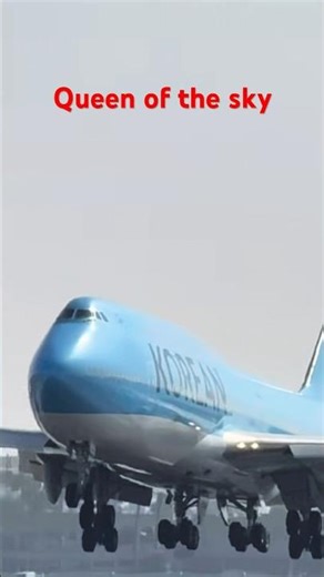 B 747 Queen of the sky epic landing #aviation #subscribe #airplane #planespotting #B747 #foryou