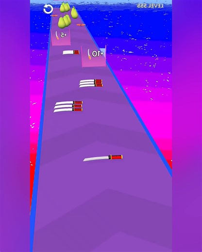 Bullet Stack Sword Running level - 555 #shorts #ytshorts #shortvideo #games | Monayem Gaming