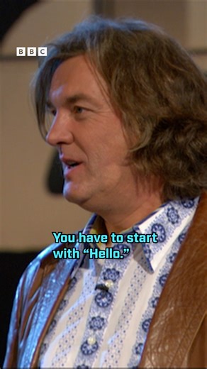 Sometimes, all you need is a "Hello" 💘 #topgearclassic #jamesmay | The Stig