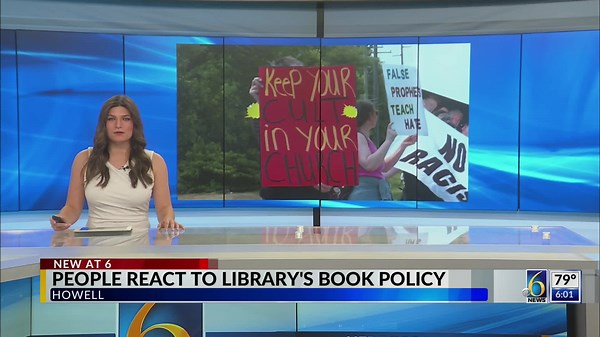 People react to library's book policy
