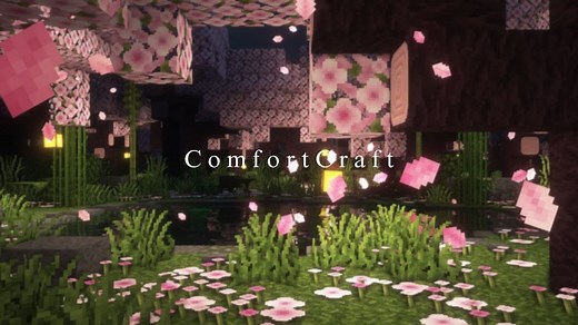 Minecraft Cherry Blossom Forest Ambience 4 Hours w/ C418 Music