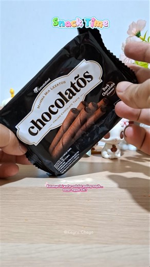 Wafer Cokelat Ini Bikin Nagih! Sekali Coba Susah Berhenti 🍫 #chocolatos#cemilanviral#snackreview