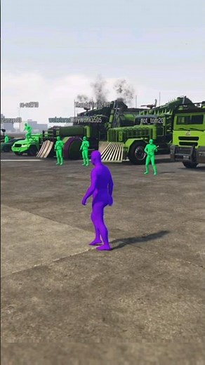 GREEN VS PURPLE ALIENS IS BACK?? #gta