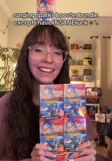 Surging Sparks Booster Bundle: Insane Luck Unleashed