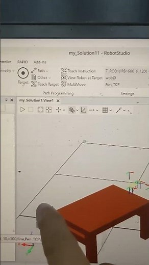 Module 1.2.3.4. Running the Simulation #abbrobotics #airobot #cobots #robotstudio #abb #robot #ai