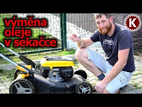 Jak vyměnit olej v sekačce!