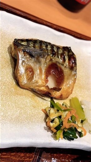 やよい軒のサバの塩焼朝食 600円 Yayoiken’s Saba Shioyaki breakfast meal 600 yen - Umai!