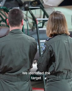 20K views · 1.1K reactions | “We identified the target and destroyed it before it entered Israeli territory”: Capt. N. and A. were the fighter jet crew that took off for a strike, in order to ensure the safety of the State of Israel. On their way back, they were redirected to eliminate another threat — an Iranian UAV launched toward Israel. Watch: | Israeli Air Force | Facebook