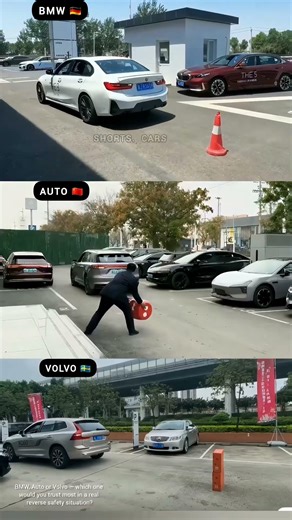 BMW, Auto And Volvo – Extreme Reverse Safety Test