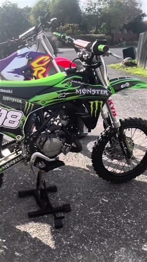 Cr 125 1995 or Kx 85 2018? #cr125 #kx85 #dirtbike