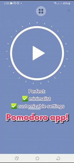 Practicing the Pomodoro Technique with Customizable Pomodoro App