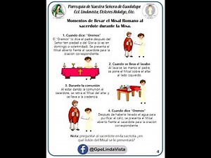 5 Momentos de llevar el Misal Romano en la Misa