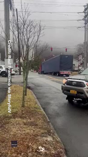 2.6M views · 10K reactions | Train Slams Into Tractor-Trailer A...