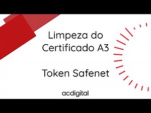 Como inicializar a mídia - Token Safenet