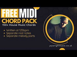 Free MIDI Chord Pack (150+ Midi Files)