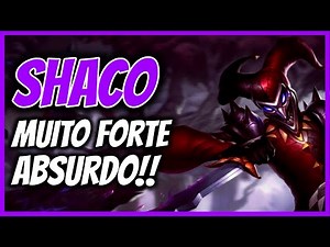 A TEMIDA BUILD AD VOLTOU COM TUDO! | COMO JOGAR DE SHACO JG - LEAGUE OF LEGENDS