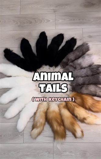 Ethically Sourced Fur Tail: Costume Cosplay Accessory - Etsy Canada