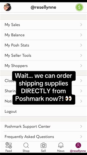 Okay this is actually exciting 😂 Poshmark just added a feature where you can order USPS Ground Advantage shipping supplies directly from the app! No more guessing what boxes to use or scrambling to find packaging. Anything that saves time for resellers is a win in my book 🙌 Have you tried it yet?#ResellerLife #PoshmarkSeller #ShippingMadeEasy | Lynne Resells