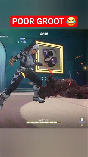 POOR GROOT... THIS WAS DISRESPECTFUL! 😂 #marvelrivals #marvelrivalsclips #marvelrivalsgameplay