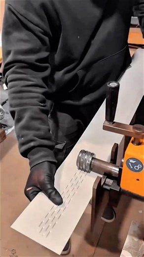 Panel Embossing Work Tool with Precision Roller Machine #worktool