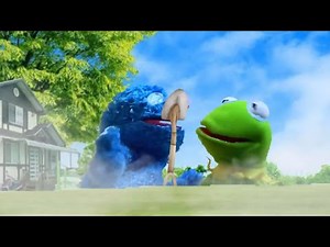 Sesame Street frog in the fire