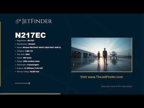 N217EC Nextant NEXTANT 400XTi | Specs, Owner & History