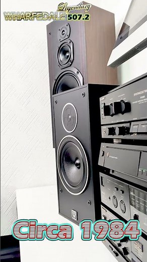 1984 Wharfedale 507.2 Vintage Speaker System, sound awesome in 2026 #wharfedale #speakersetup