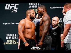 Daniel Cormier vs. Anthony Johnson UFC 210 Weigh-in Staredown - MMA Fighting