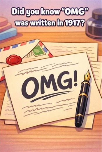 😮 “OMG” Is Over 100 Years Old?! #Shorts