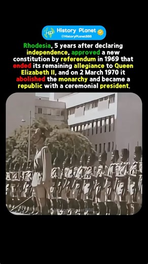 How Rhodesia Ditched the Queen #history