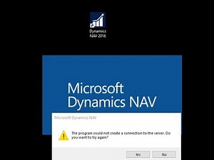The program could not create a connection to the server. Do you want to try again?