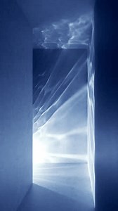 vertical video 3d water inside the swimming pool, glare and sun rays going through the liquid surface. Underwater caustic effect