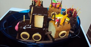 Petit train d'anniversaire