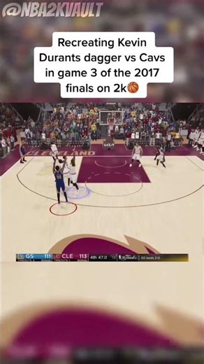 KEVIN DURANT WALKED INTO THE FINALS AND DROPPED A COLD DAGGER ON CLEVELAND IN NBA 2K26…❄️🔪🏆