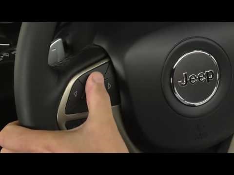 Instrument Cluster Display-Digital dashboard on the car instrument panel of 2017 Jeep Grand Cherokee