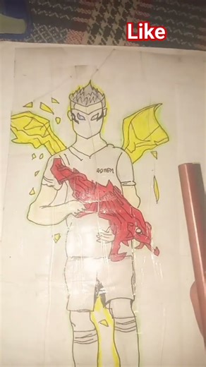 I draw a free fire bundle 🫣 subscribe for Free fire🫡#youtubeshorts #art #phonk #edit sketch world