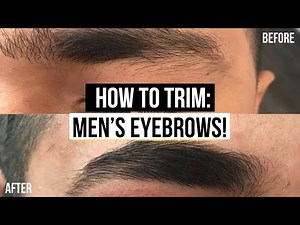 MEN'S EYEBROW GROOMING TUTORIAL *EASY GROOMING ROUTINE* | JAIRWOO