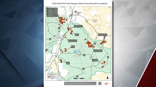 Deschutes National Forest outlines spring prescribed burning plans across nearly 9,000 acres