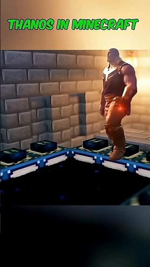 Thanos in minecraft edit @GDPEDITS #shorts #minecraft #avengers