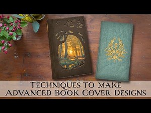 Advanced Book Cover Designs : Using xTool M1 Laser & DIY alternatives