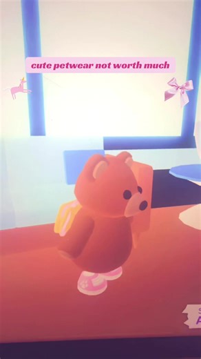 adopt me🧸🎀#adoptme #bear #petwearadoptme #cute