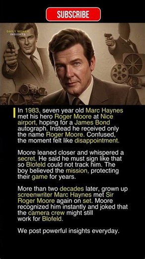 Roger Moore Turned an Autograph Into a Secret Mission 🎬