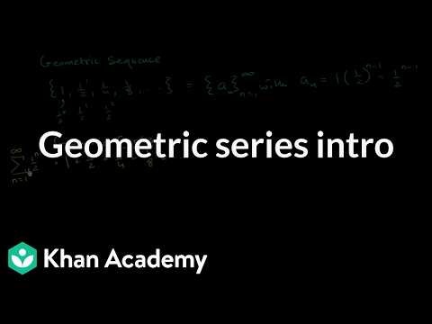 Geometric series intro | Grade 11 | Math | NCERT | Khan Academy (IN accent)