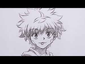 How to Draw Killua Zoldyck ( Real Time )