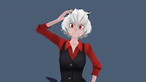 Malina from Helltaker - 3D model by Astrexis